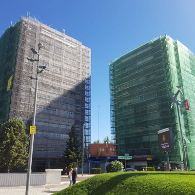 Rehabilitación de fachada en Avenida Miguel Ángel Blanco 2 y 4, Valladolid